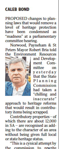 NP&SP Mayor Speaks Out at Parliamentary Committee&nbsp;Hearing